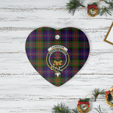 Clan Cameron of Erracht Modern Tartan Crest Heart Ceramic Ornament GH95 Cameron of Erracht Modern Tartan Tartan Christmas